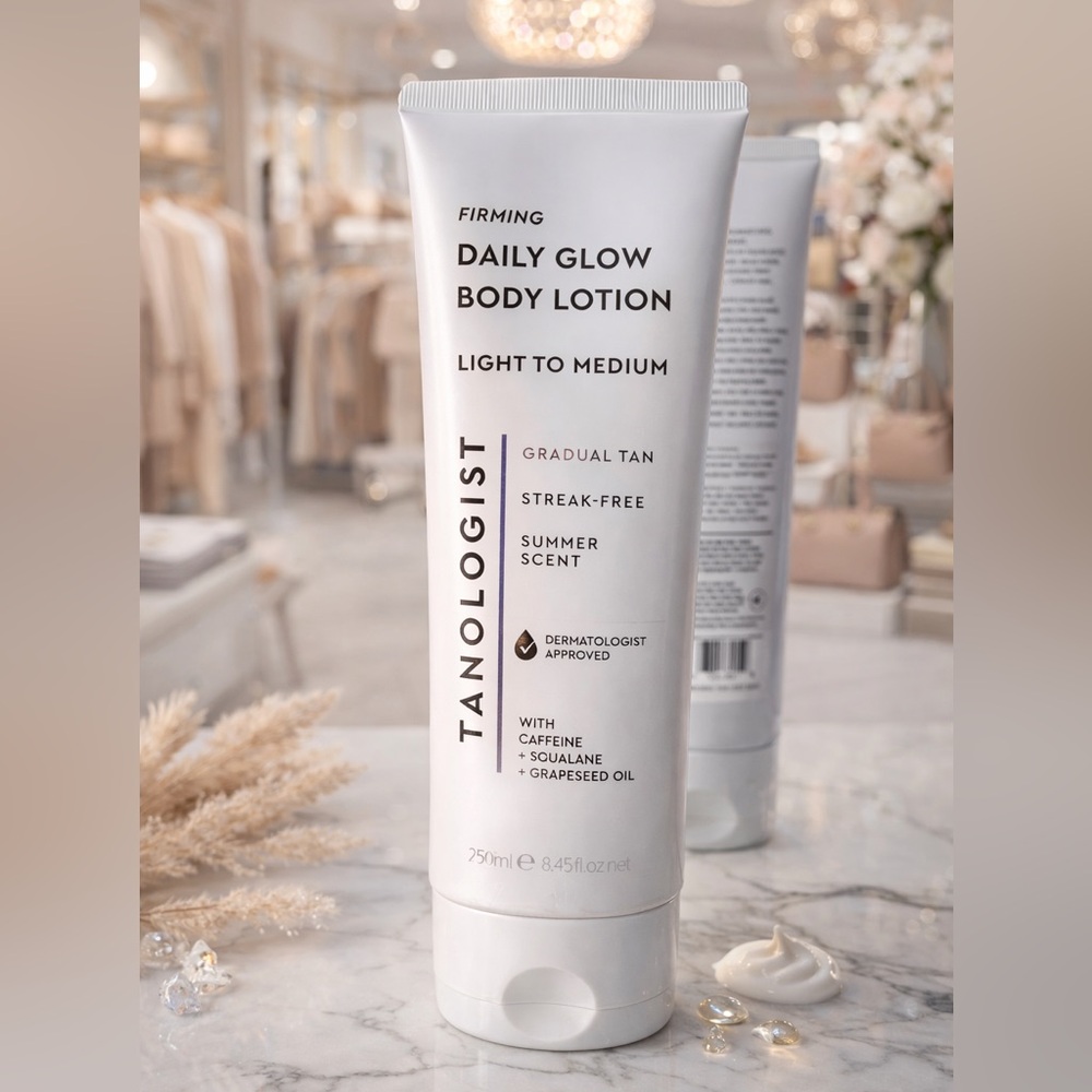 🌞 Tanologist Firming Daily Glow Body Lotion – Light to Medium | Gradual Tan